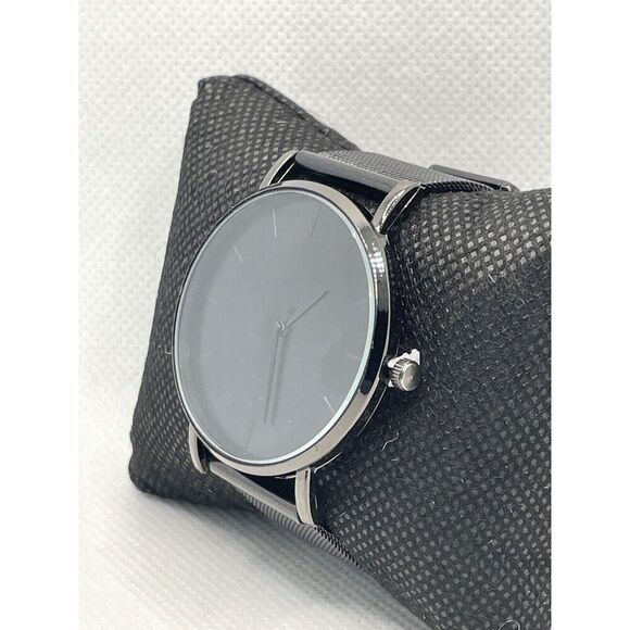 South Lane SS20-DR1-2671 Black Leather Analog Dial Quartz Genuine Watch YR8 - Picture 3 of 10